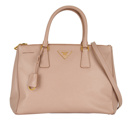 Double Zip Galleria Tote, front view